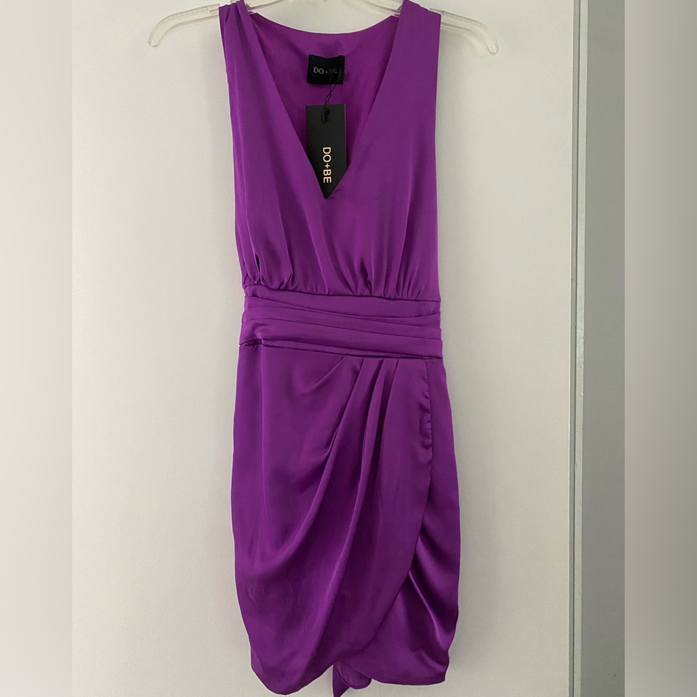 DO + BE Purple cocktail dress
